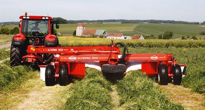 Benefits include: - Preservation of grass stubble - Reduced power requirements - Less skid wear Single point suspension