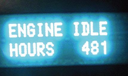 FIGURE 4 23 (b) The number of hours with the engine running at idle (481 hours) is equal to about 12,000 miles, so the total is equal to about 26,000 miles instead of what the odometer reads (14,726).
