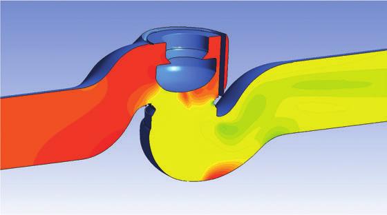 Computational Fluid Dynamics analysis also allows us to accurately calculate the cavitation and