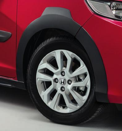 With its bold off-road look it adds a rugged These black wheel arch decorations