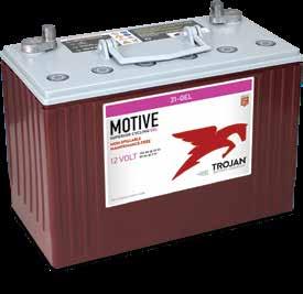 maintenance-free gel batteries deliver superior power in demanding floor machine applications.