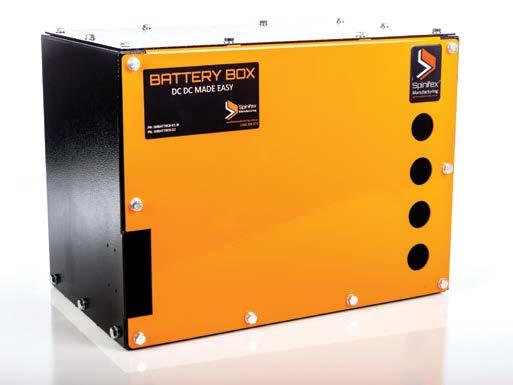 The Spinifex Manufacturing Battery Box is manufactured from galvanised steel making it exceptionally robust for whatever life