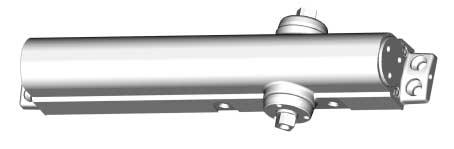 8000 Series Parts List DOOR CLOSER BODY ASSEMBLIES Cover Model Cover Drawing Slim Line* 8200P 1-3/4" high x 2-1/8" deep x 13" long (44 x 54 x 330) X= Specify Closer Size Closer Model Catalog Number
