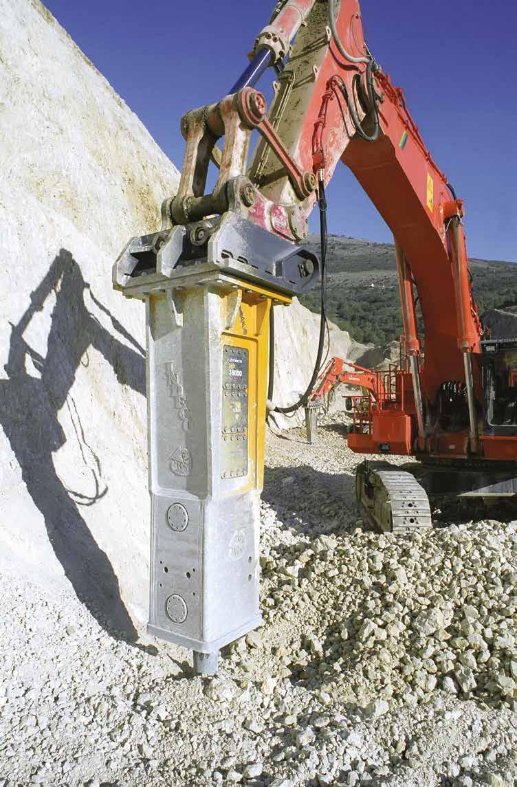 The tools Chisel tool Suitable for all earthworking or narrow-section excavation jobs on medium to hard stratified rock.