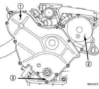 Page 6 of 9 27. Remove the remaining outer timing belt cover bolts and remove cover. 28. Remove the timing belt (Refer to 09 - Engine/Valve Timing/BELT and SPROCKETS, Timing - 29.