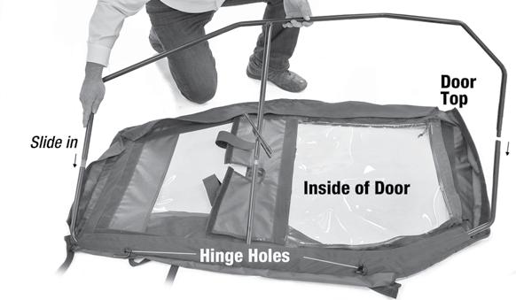 This enclosure is designed to be used with a vehicle hard top.
