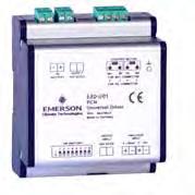 Universal Driver Modules Series EXD-U02 Stepper motor valve driver specifically designed for the Emerson EX and CX Series of electrical control valves in applications such as: Capacity control by