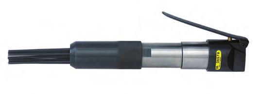 0" (51 mm) Bore diameter:.7" (18 mm) Blows per minute: 4000 Weight 2.6 lb (1.2 kg) Length: 11.4" (290 mm) 19 0.12" (3 mm) Dia. x 5" (125 mm) long needles included Hammer Model No.