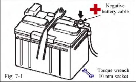 7. Vehicle Reassembly. (a) Reconnect any disconnected connectors. (b) Verify that panels fit together properly with no uneven gaps between them. (c) Reinstall negative battery cable.