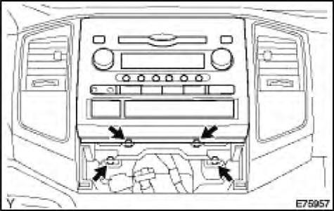 (b) Remove radio receiver assembly. (Fig. 2-2) (1) Remove the four (4) bolts.