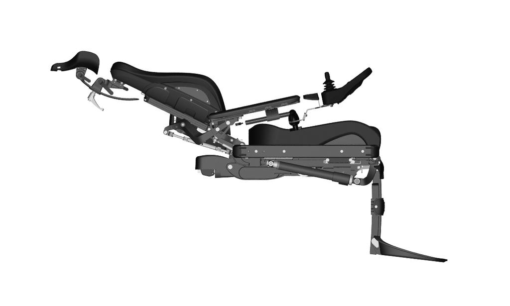 Design and function Electric Backrest The back angle can be adjusted (via the Recline Control), allowing the consumer to set a recline angle as needed
