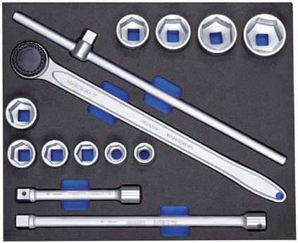 WORKSHOP 15 CT2-7-32 COMBINATION SPANNER SET in 2/3 Check-Tool module Dimensions: W 315 x D 310 mm 96, Combination spanner No.
