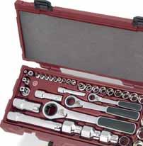 - Ratchet handle, 120 teeth - Drive sockets from 6-24 mm 178, Socket wrench