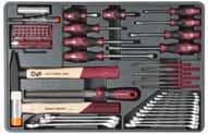 full-extension  3 equipped tool insert trays -   Drive