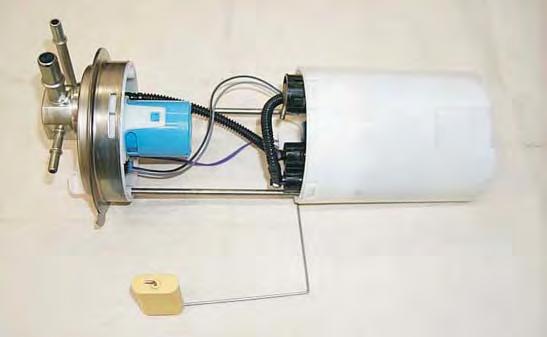 17. After removing the module from the tank, use a shop towel to cover the tank opening to prevent any