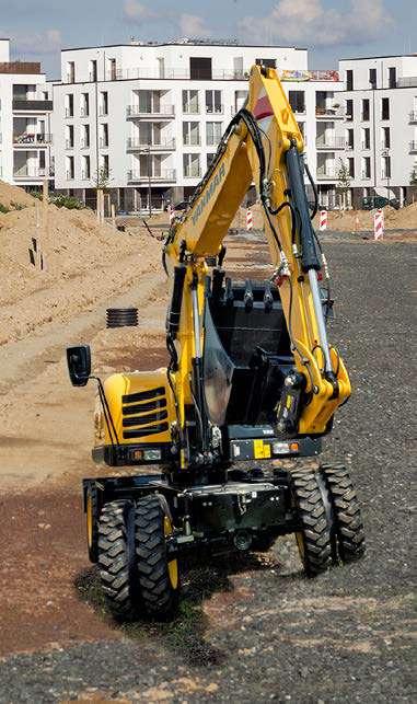 PERFORMANCE SPEED A quick change of construction site or location is possible with speeds of up to 30 km/h.