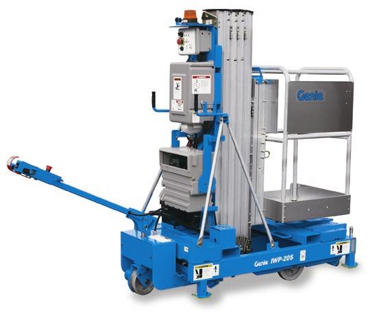 Stability and Reliability Genie IWP Super Series lifts can be easily moved around your worksite and set up in seconds.