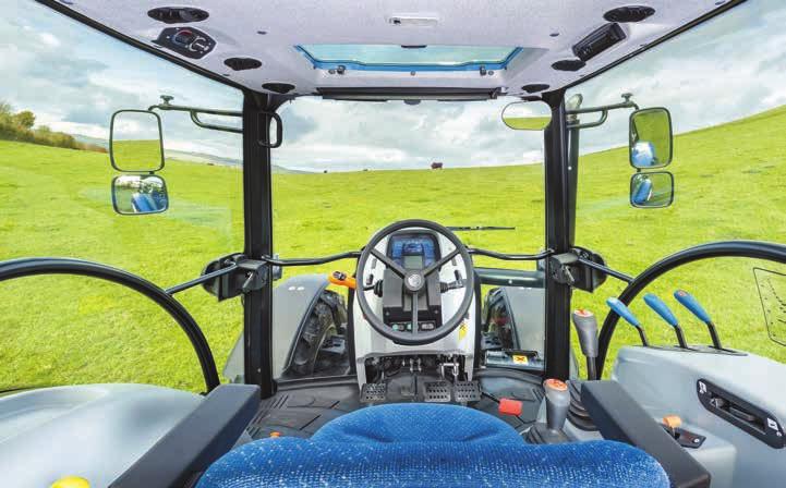 04 OPERATOR ENVIRONMENT New generation cab or ROPS. We put you in comfortable control.
