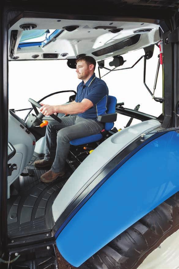 06 CONTROLS Don t confuse simple with basic. We work on the ergonomics. You concentrate on the job. Over 20 years ago, New Holland raised the bar in small tractor design with its TN tractor series.