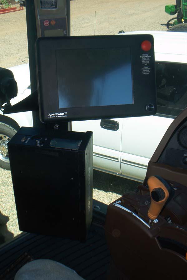Monitor & Cab Box Installed in Tractor Cab Right side Cab post Red Kill Switch must always be