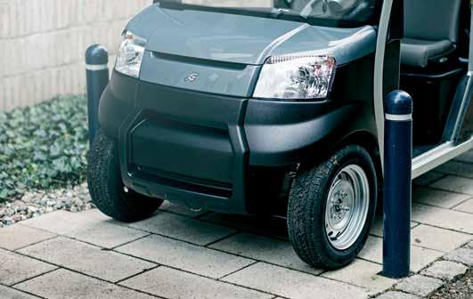 Eco-friendly Designed for performance, zero-emissions and efficiency, the Garia Utility can drive up to 60 km per charge, and reach a top