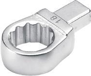 1 Ratchet ended insert Made of Chrome-Vanadium Steel Ratchet system with 72 teeth Head 194180 9x12 46 1/4 29,94 1 194182 9x12 60