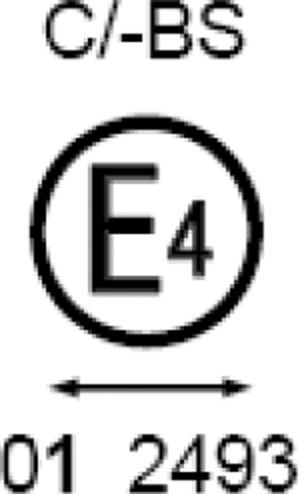 2014 Figure 5 Figure 6 The headlamp bearing the above approval mark is a headlamp meeting the