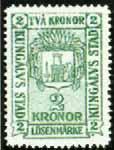 5Kr) KÖPING 1942. Arms. Printed on cream paper (1942) or white paper (1946 onwards). Perf 11 or 11½. (1. 5 öre) 2. 10 öre yellow... 75.00 3. 25 öre green... 50.00 4.