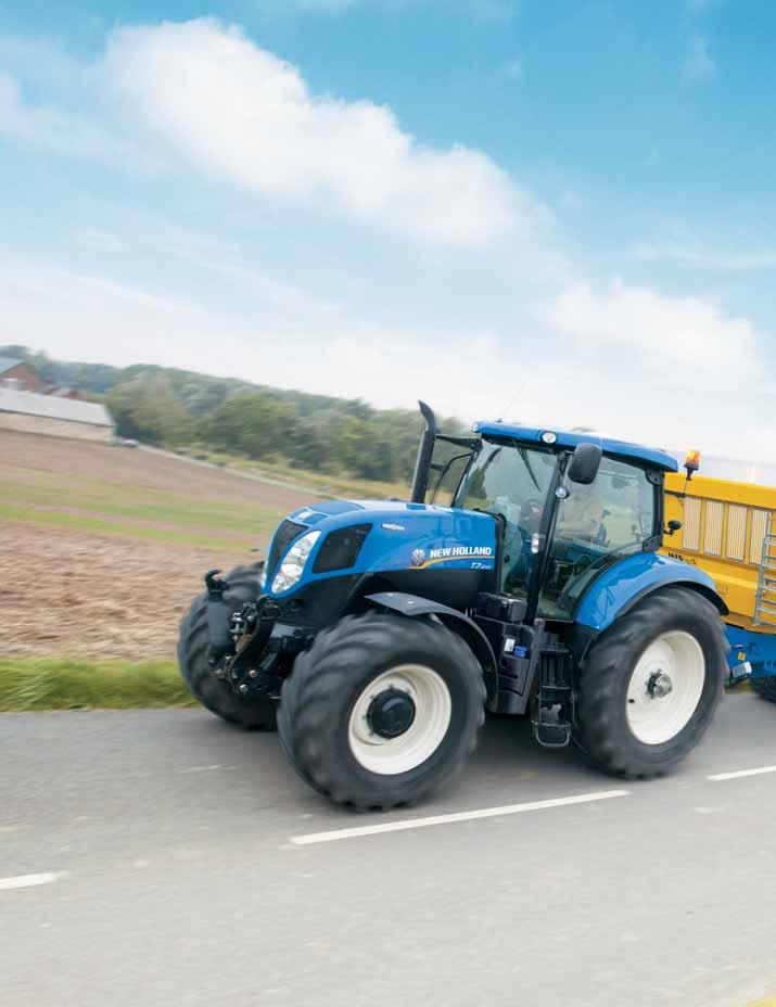 2 3 YOUR NEEDS VARY CONSTANTLY. T7 ADAPTS CONTINUOUSLY. MORE PRODUCTIVITY AND POWER T7 tractors boast New Holland s cutting-edge ECOBlue SCR technology for Tier 4A compliance. This means that the 6.