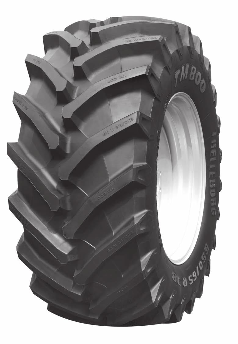 Saves your money in the field The wide contact area with the soil reduces tire slippage and increases traction, which means both energy