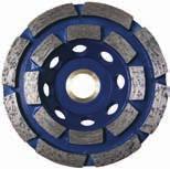 002 390 Diamond Blade TR1000 180mm (7 ) 050 002 395 Diamond Blade TR1000 230mm (9 ) Diamond Grinding Cup Wheel 050 002 447 Powers Double Row