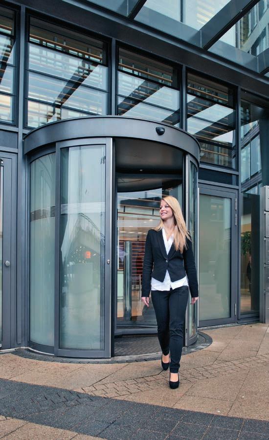 Energy-saving Talos revolving doors and circular sliding doors Versatile Talos revolving doors Thanks to their closed design, revolving doors in particular save the highest possible amount of energy