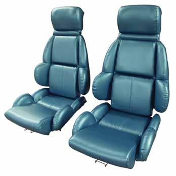 1984-87 100% Leather Mounted Standard Seat Covers 1993 100% Leather Mounted Standard Seat Covers 1989 Leather-Like Mounted Standard Seat Covers 100% Leather Seat Covers - Mounted 4228_ 84-88 Mounted