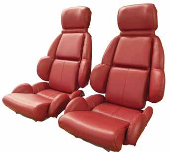1989-92 Leather Standard Seat Covers 1984-88 Leather Standard Seat Covers 1984-1996 Standard Seat Covers Corvette America offers you two excellent choices for new Standard Seat Covers: 100% Leather