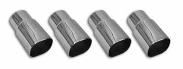 Exhaust (continued) LT1 Tip Eliminators 1985-1991 Angle Cut Exhaust Extensions Give the tail end of your 1985-1991 Corvette a new look at a great price with these stainless steel Angle Cut Exhaust