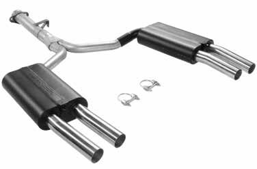 Eliminator 1984-1996 Flowmaster Exhaust Systems 53013 84-85 Flowmaster Force II Cat-Back Exhaust System - 60 Series Mufflers - Mild/Moderate Sound - 5.