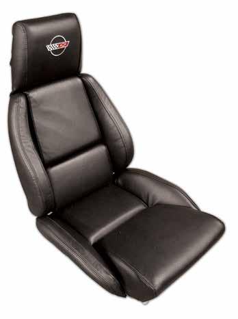 EMBROIDERED ITEMS ARE NON-RETURNABLE. See page 5. Available in original interior colors with the embroidered C4 emblem on the headrest.