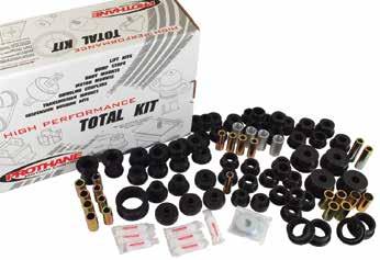 Suspension (continued) Improves Ride & Handling Outlasts Stock Rubber Bushings One Kit - One Low Price!