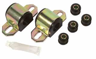 Polyurethane Total Suspension Kit includes: Front & Rear Control Arm Bushings, Rack and Pinion Bushings, Rear Spring Cushions, Rear Strut Rod Bushings, Differential Pinion Bushings and Tie Rod End