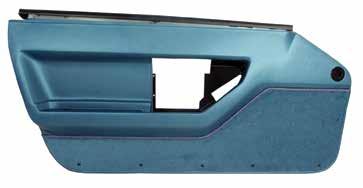 1984-1996 Door Panels #444074 1986-1989 Standard Door Panel - Blue LH #445172 1984-1987 Deluxe Coupe Door