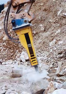 The entire MB breaker range offers numerous possibilities to find the perfect match for your excavator. For example: if you have a 15-ton excavator, you can choose from among 3 breakers.