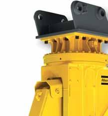Simple replacement of wear parts for quick and easy maintenance High breaking forces at tip, enabling rapid process DP demolition pulverizer DP 2000 DP 2800