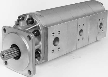 Series TP20-3 Place Series TP20 Performance Data Description........... Gear Pump (Three-place) Flow Range........... To 98 GPM Per Section Displacements....... To 9.10 C.I.R. Per Section Maximum Pressure to.