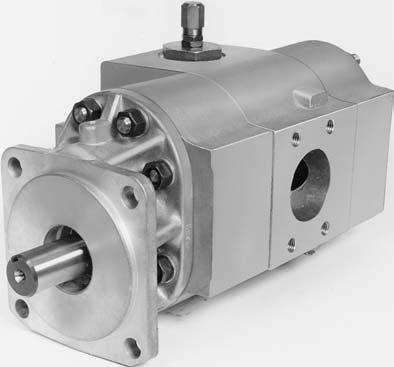 Series NSD20 Description. Flow Sensitive Unloading Gear Pumps Combined Flow Range........... To 197 GPM Displacements........... To 9.10 Each Section Maximum Pressure to............... 2500 PSI Maximum Speed to.