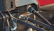 MAXiMuM uptime return-to-cut on DrAPer headers Simply by adjusting a stop cylinder on each lift arm, you can return to the pre-set cutting height after each turn in the field, or shorten or lengthen