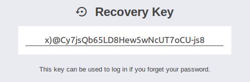 If you have forgotten your password, you can reset the device using the "Forgot your password?" button.