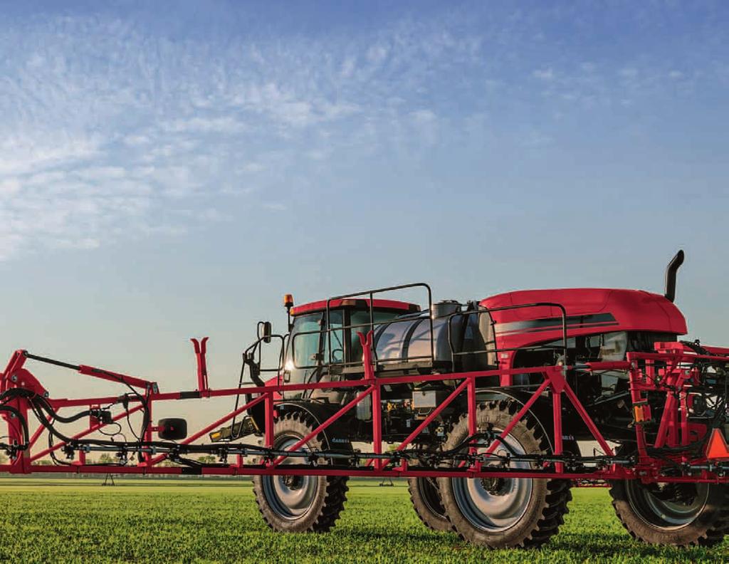 SPRAY ON TIME. The cab-forward, rear-engine Patriot design Spray better. Crop protectants can only be as effective as Long hours won t feel as long.
