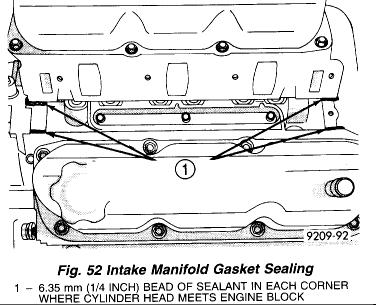 ALLDATA Online - 2000 Dodge Truck Grand Caravan FWD V6-3.3L VIN R - Intake M... Page 9 of 10 Fig. 52 2. Place a drop (approximately 1/4 in.