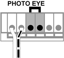 Connecting Photo Eye Safety System To prevent SERIOUS INJURY or DEATH from electrocution: - Power MUST NOT be connected BEFORE Photo Eye Safety system is connected and aligned.