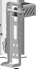 Secure with 1/4 x 1 Lag Screws (provided). 3. If necessary use the Optional Wall-mount Position (Fig.1) to better fit your door-track and improve obstacle avoidance.